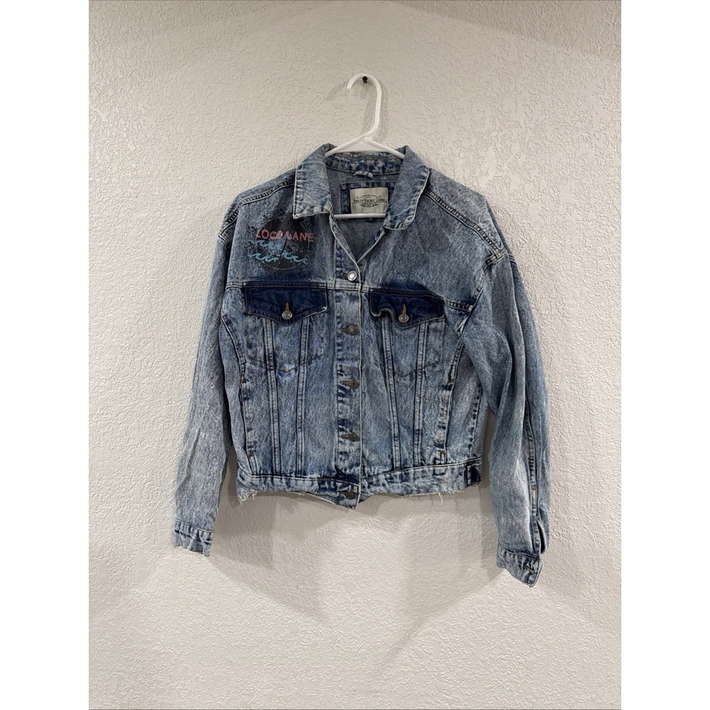 Ashley Vintage Charm Women's Barn Jean Jacket  Size M  Lucky Road